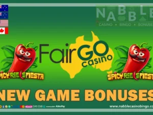 Fair Go casino slot bonuses Spicy Reels Fiesta