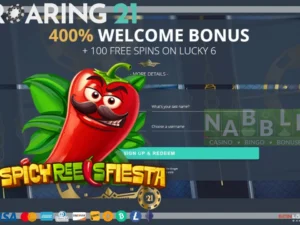 Roaring21 casino bonuses Spicy Reels Fiesta