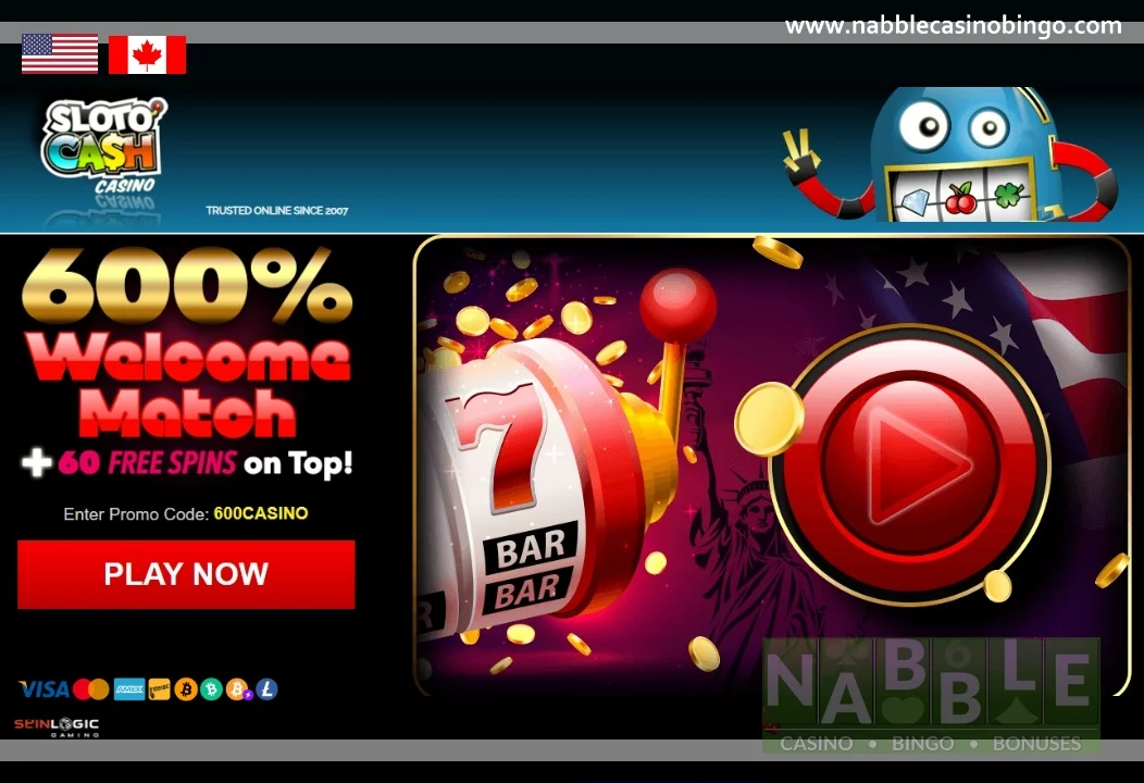SlotoCash casino sign up bonus