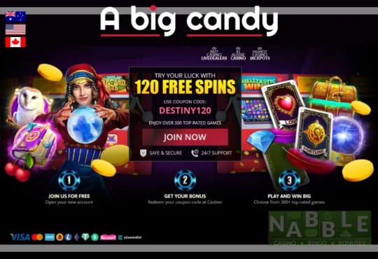 A Big Candy casino bonus codes