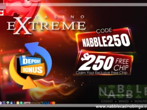 Casino Extreme $250 No Deposit Bonus Exclusive Offer NABBLE250 Code