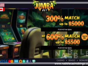 Jumba Bet casino bonus codes n