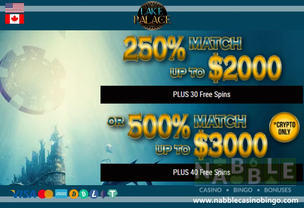 Lake Palace bonus codes n