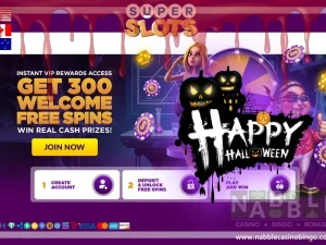 Super Slots casino bonus codes Halloween