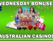 Australian casinos Wednesday bonus offers Fortunate Zeus slot