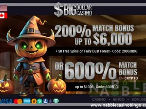 Big Dollar casino bonus codes Halloween