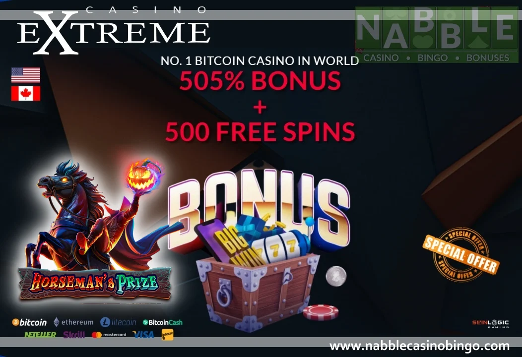 Casino Extreme monthly promo codes Horsemans Prize slot