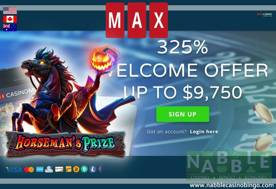CasinoMax bonuses Horsemans Prize slot