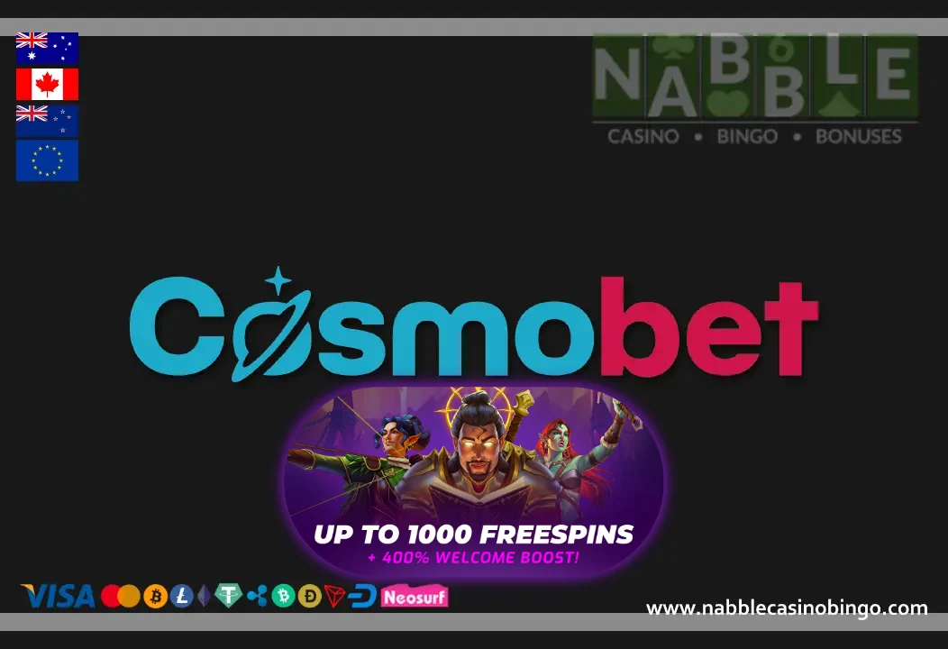 Cosmobet Casino Bonuses and ptomotions