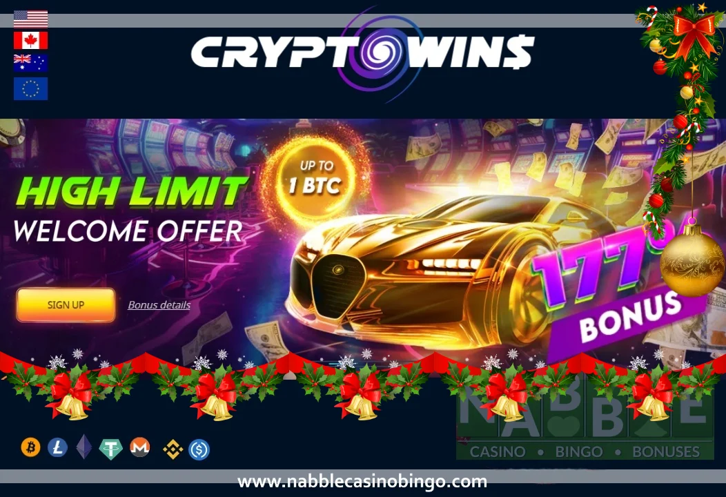 CryptoWins casino bonuses Christmas