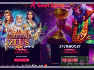 Goat Spins casino bonuses Fortunate Zeus slot