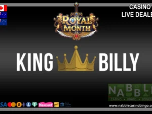 King Billy casino bonus offers and promotions Royal Month
