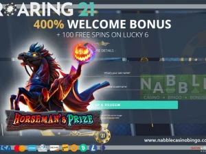 Roaring21 casino bonuses Horsemans Prize slot