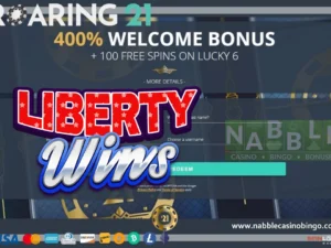Roaring21 casino bonuses Liberty Wins slot