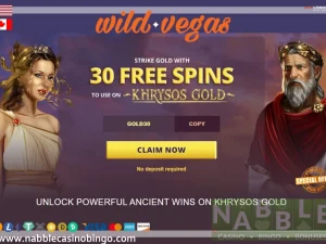 Wild Vegas casino no deposit bonus