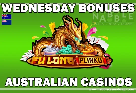 Australian casinos Wednesday bonus offers Fu Long Plinko
