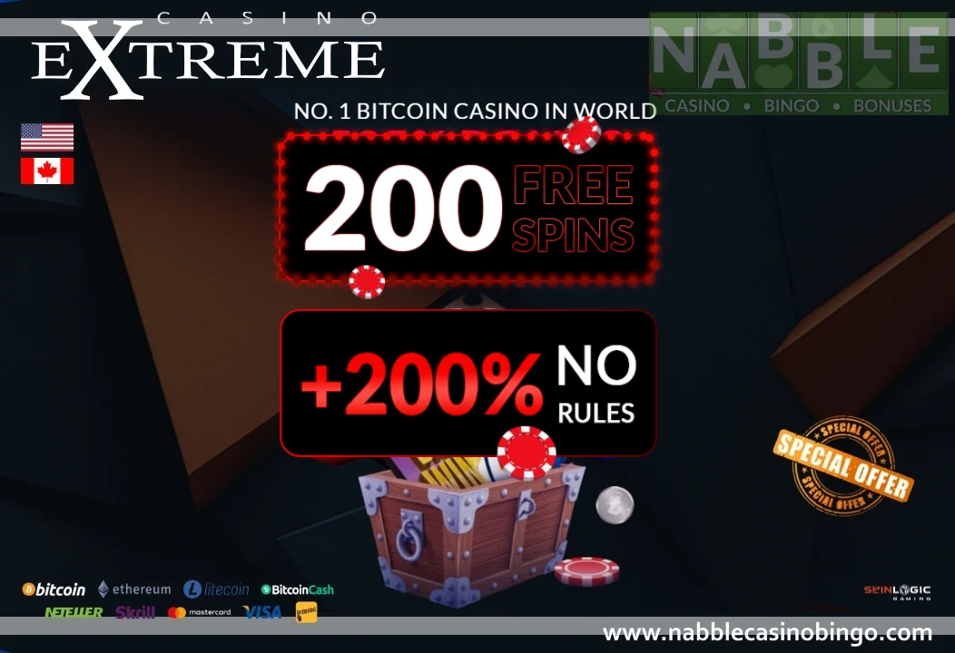 Casino Extreme monthly promo codes