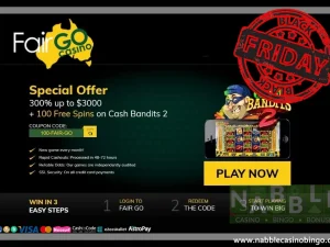 Fair Go casino sign up options Black Friday
