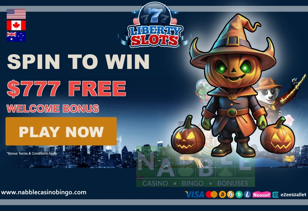 Liberty Slots casino latest bonus offers Halloween