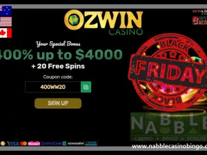 Ozwin casino bonus codes Black Friday