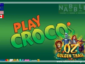 PlayCroco casino bonuses Oz Golden Trail slot