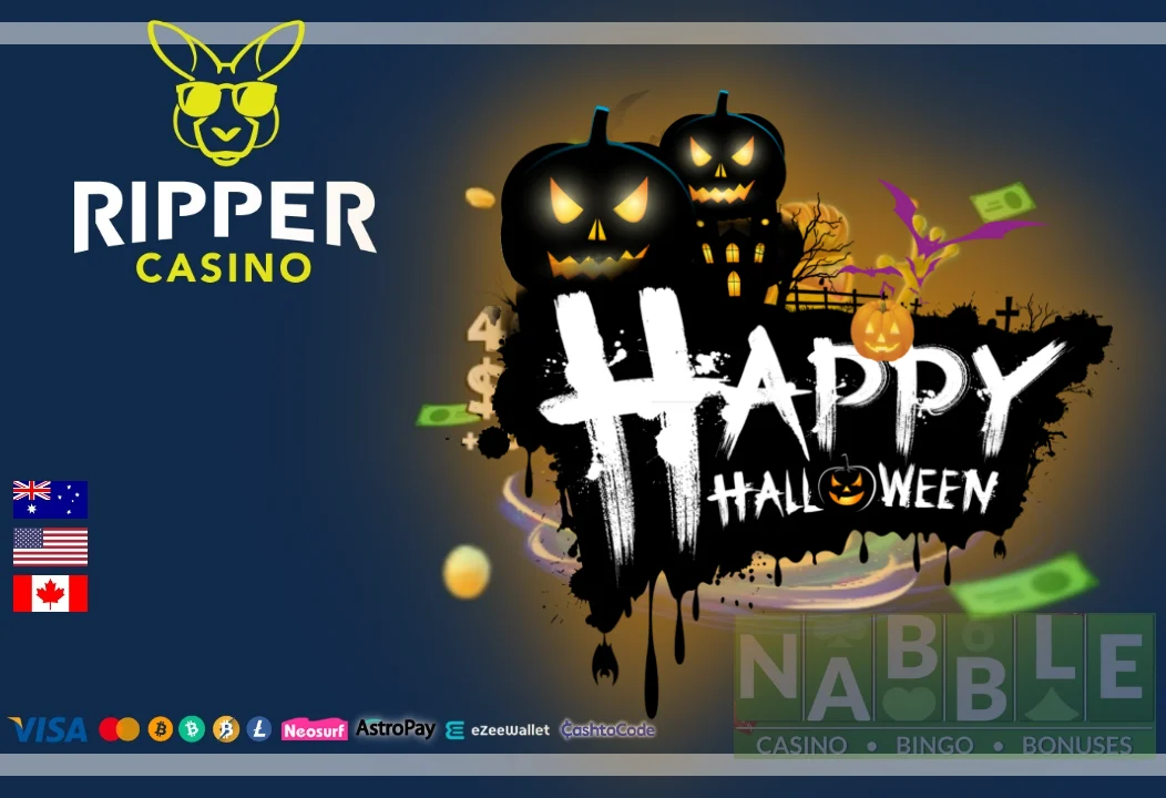 Ripper Casino bonus codes halloween