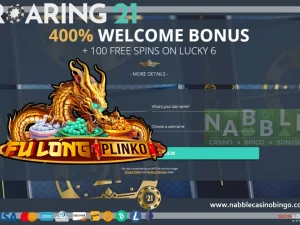 Roaring21 casino bonuses Fu Long Plinko