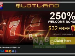 Slotland casino newsletter bonus