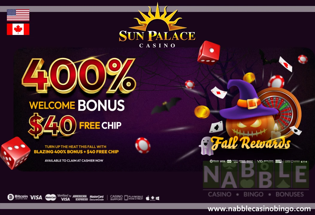 Sun Palace casino bonus codes 10a