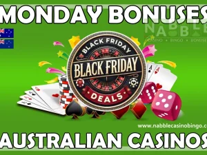 Australian casinos Monday bonuses Black Friday