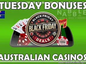 Australian casinos Tuesday bonus offers Black Friday