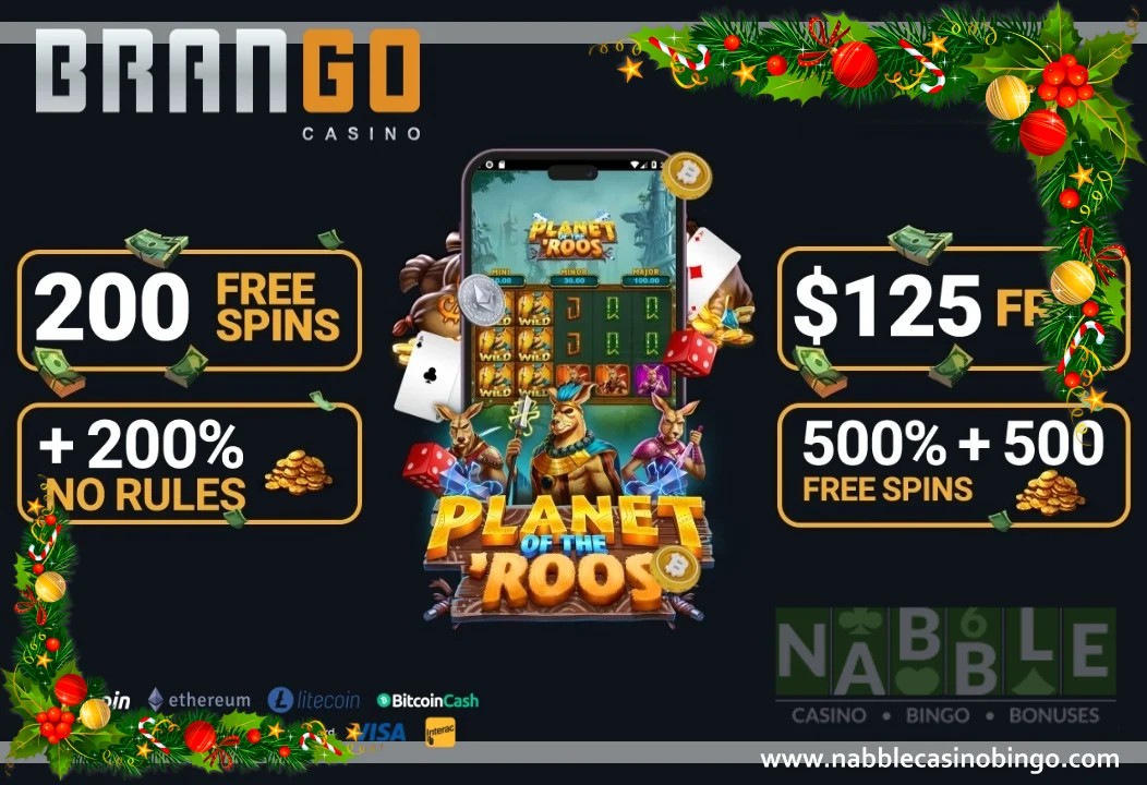 Casino Brango bonus codes Christmas