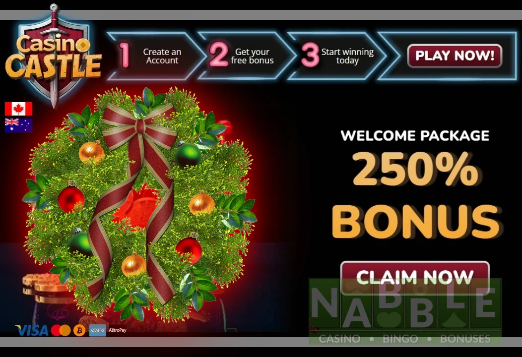 CasinoCastle bonus codes Christmas