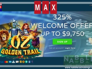 CasinoMax bonuses Oz Golden Trail
