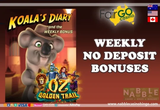 Fair Go casino no deposit bonuses Oz Golden Trail slot