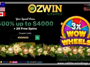 Ozwin casino bonus codes 3x wow wheels slot