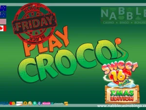 PlayCroco casino bonuses Sweet 16 Blast Xmas Edition slot Black Friday