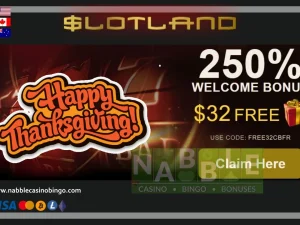 Slotland casino newsletter bonus Thanksgiving