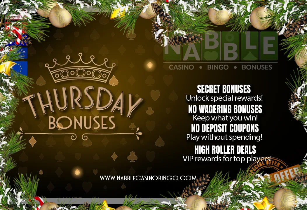 Thursday casino bonus codes Christmas