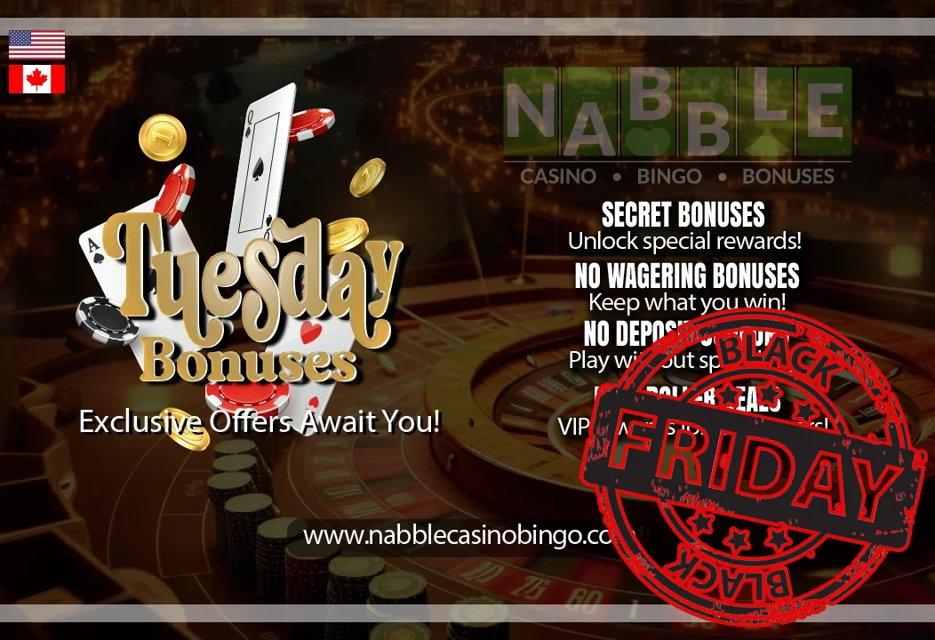 USA casinos Tuesday bonuses Black Friday