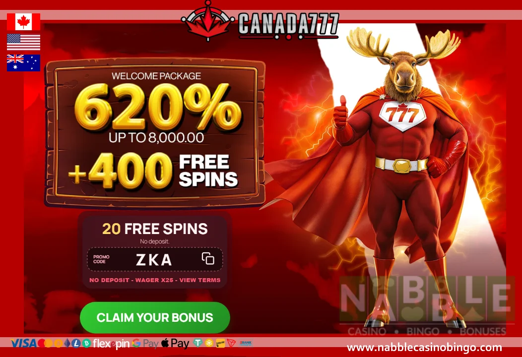 Canada777 casino bonuses and promotions 1
