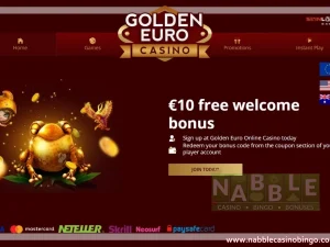 Golden Euro casino bonus codes