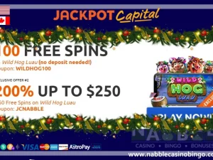 Jackpot Capital casino bonuses Christmas