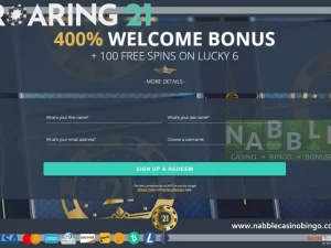 Roaring21 casino bonuses