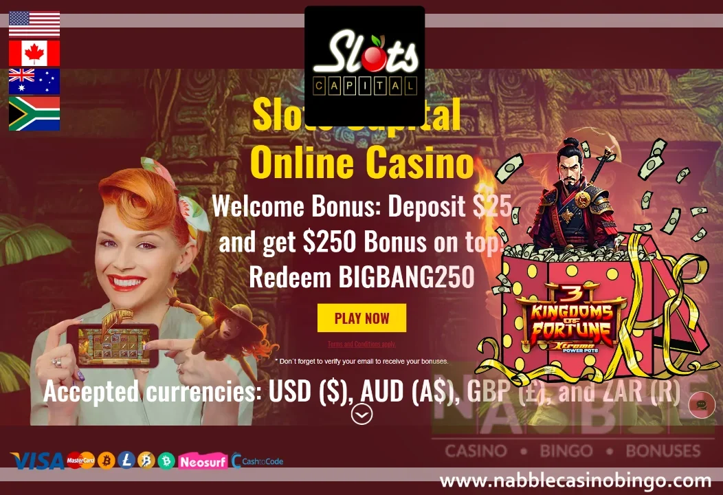 Slots Capital Casino Bonuses 3 kingdoms of fortune