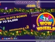 Slotsroom casino bonuses 3x Wow Wheels slot