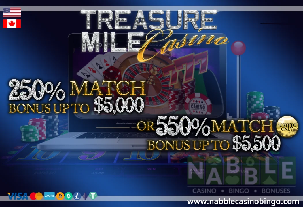 Treasure Mile casino bonus codes 1