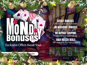 USA casinos Monday bonuses Christmas