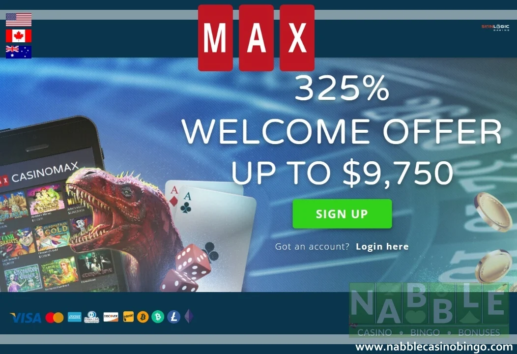 CasinoMax bonuses