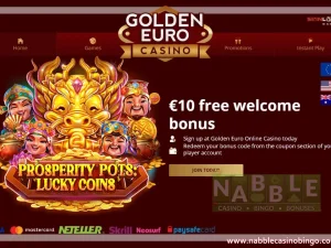 Golden Euro casino bonus codes Prosperity Pots Lucky Coins slot